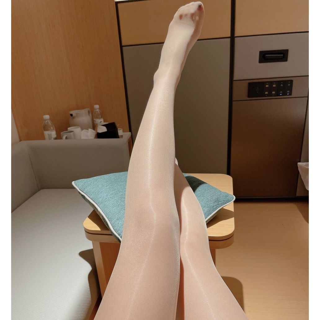Tights Pantyhose Sheer - High Waist Oil Shiny Tights for