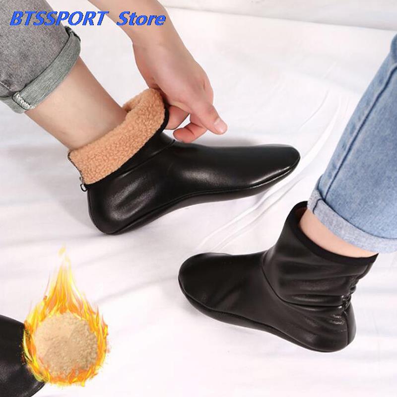 Unisex Winter Warm Leather The - مراجعة Thermal Sock Winter وسعره