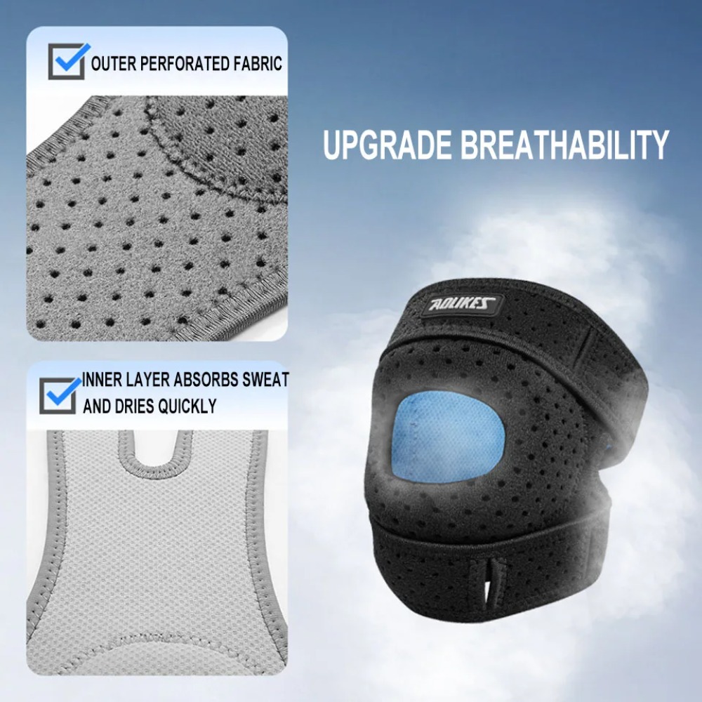 New 1PCS Patella Knee Brace Co - مراجعة Compression Sleeve Calf وسعره