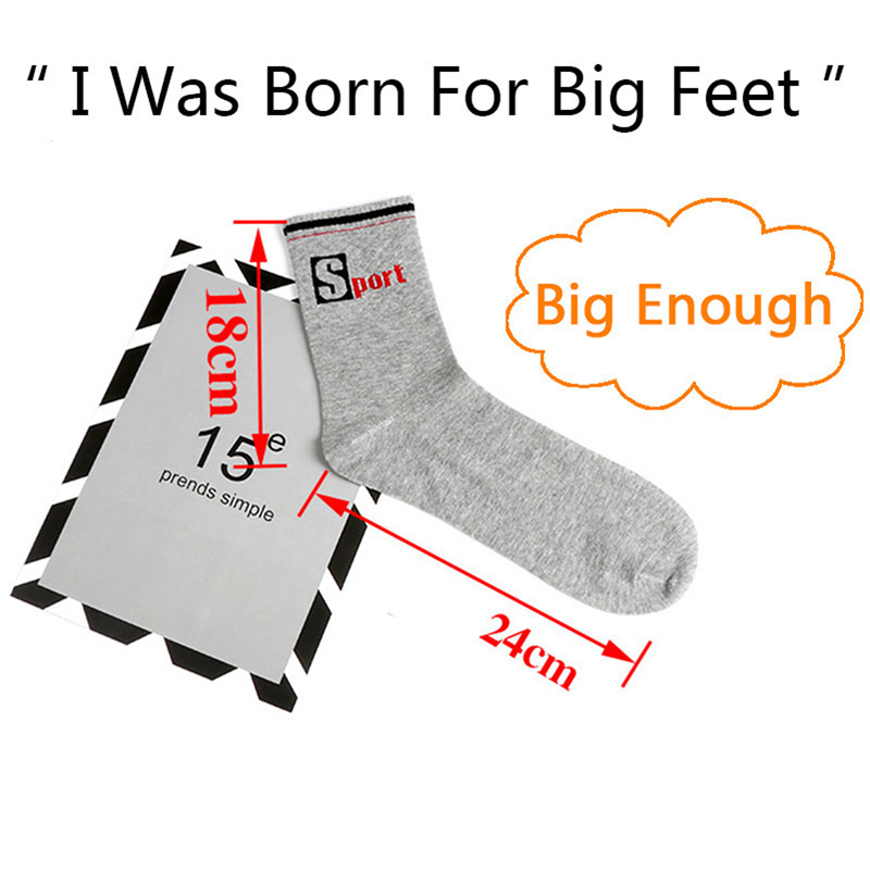 3 Pairs/Pack Big Large Socks E - مراجعة Cotton Crew Sock Pack وسعره