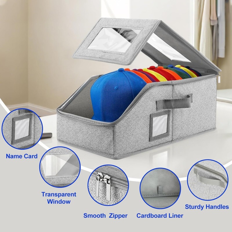 Foldable Zipper Baseball Cap S - مراجعة Sock Organizer Tray وسعره