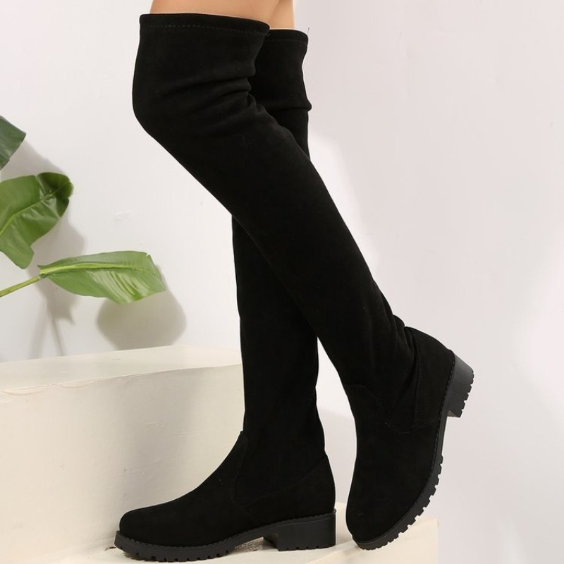 Women Over The Knee Boots Thig - مراجعة Knee High Sock Women وسعره