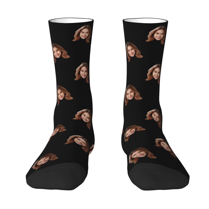 Personalized Custom Face Photo - مراجعة Dress Sock Men وسعره