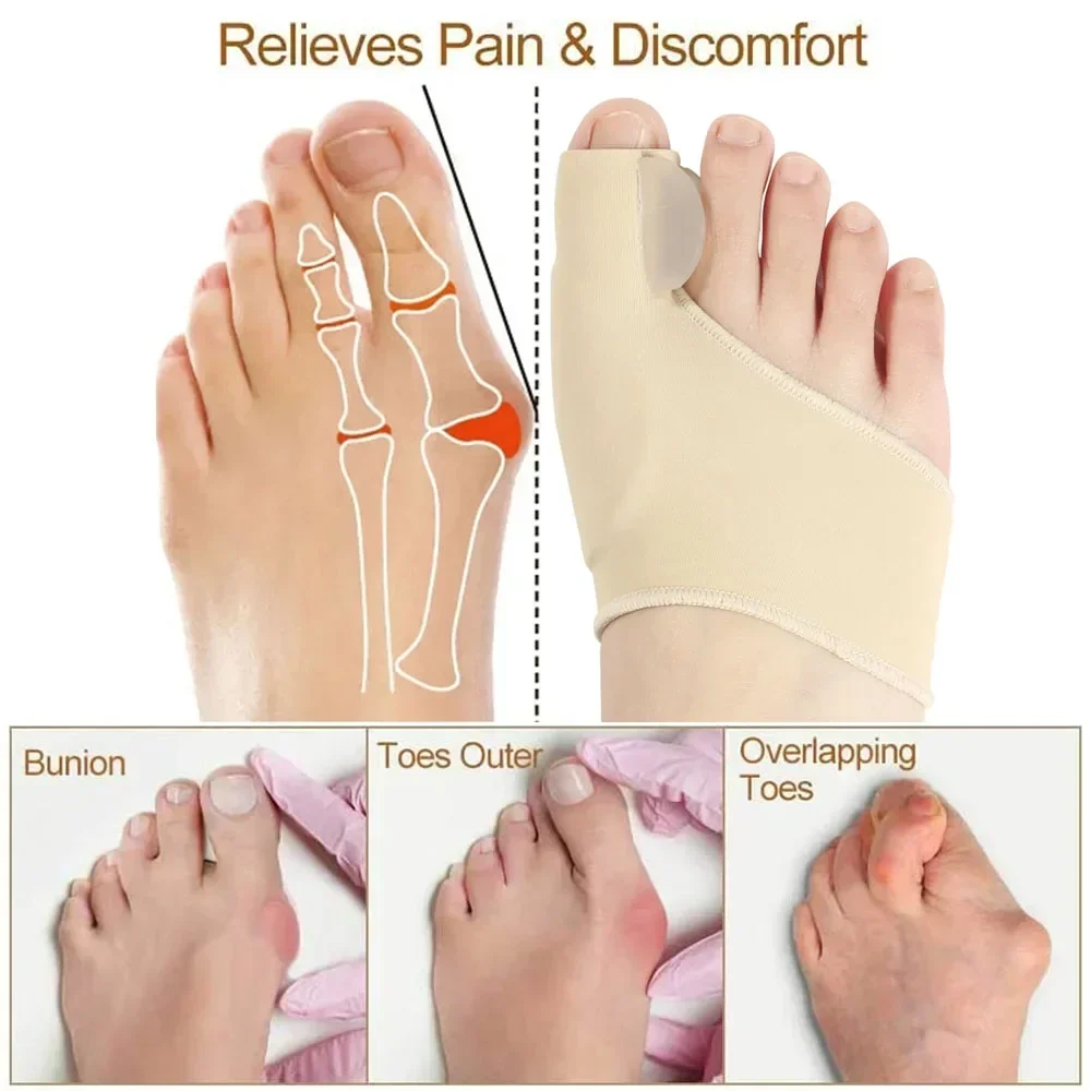 1/2Pair Toe Separator Hallux V - مراجعة Ankle Brace Sock وسعره