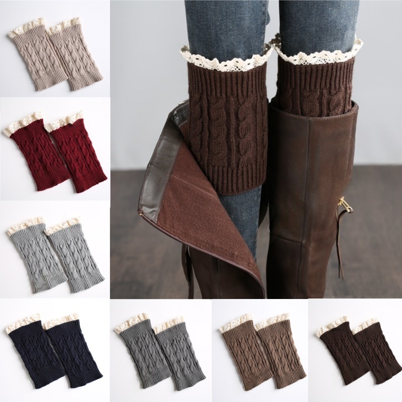 Winter Knit Solid Leg Warmers  - مراجعة Thermal Sock Winter وسعره