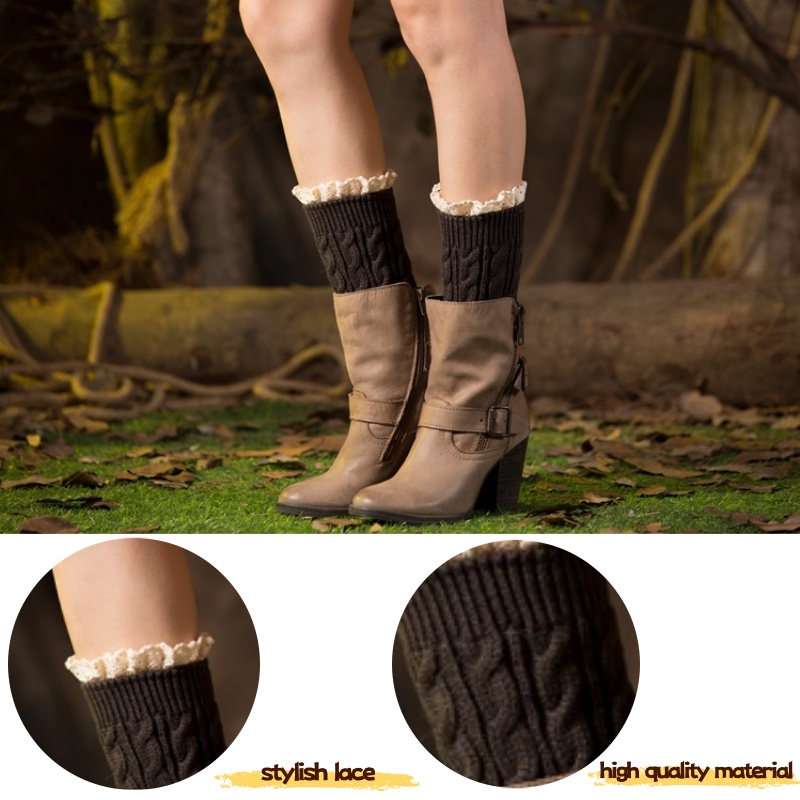 Winter Knit Solid Leg Warmers  - مراجعة Thermal Sock Winter وسعره
