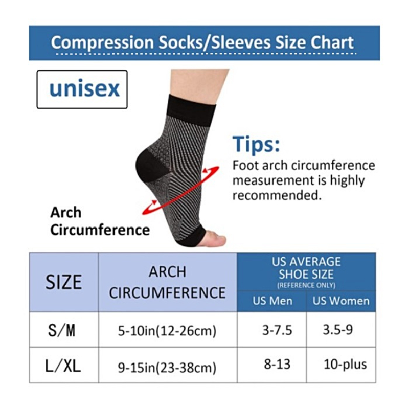1Pair Ankle Brace Compression  - مراجعة Ankle Brace Sock وسعره