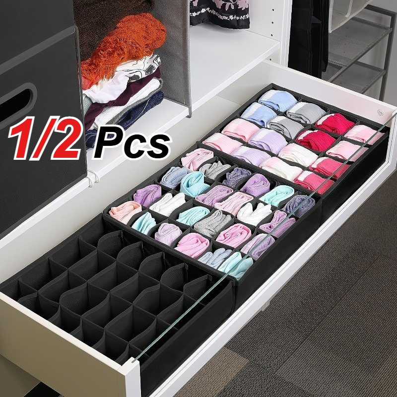 1/2 PCS Sock Underwear Separat - مراجعة Sock Organizer Tray وسعره