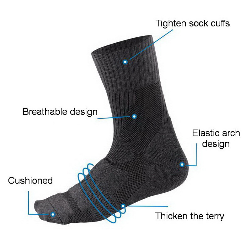 1 Pair Merino Wool Sock Winter - مراجعة Wool Hiking Sock وسعره