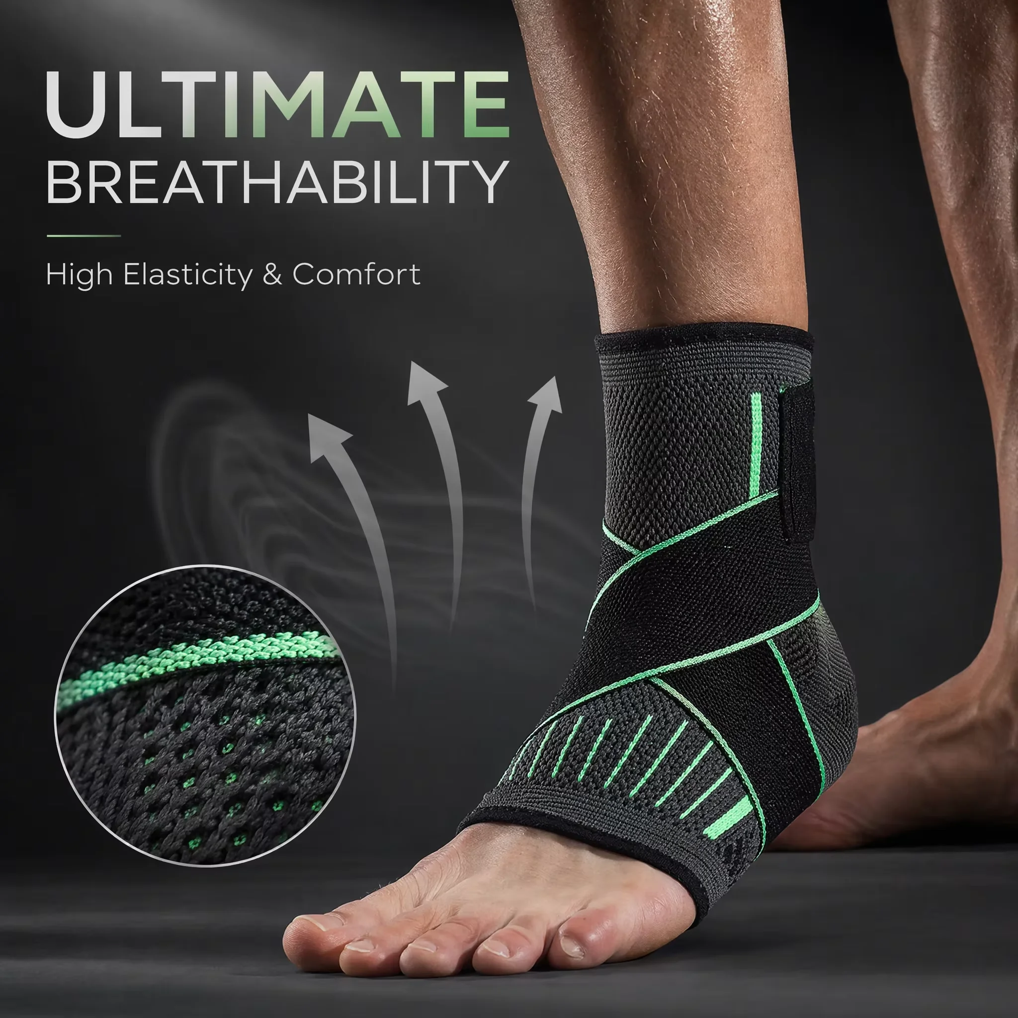 Breathable Compression Ankle B - مراجعة Ankle Brace Sock وسعره