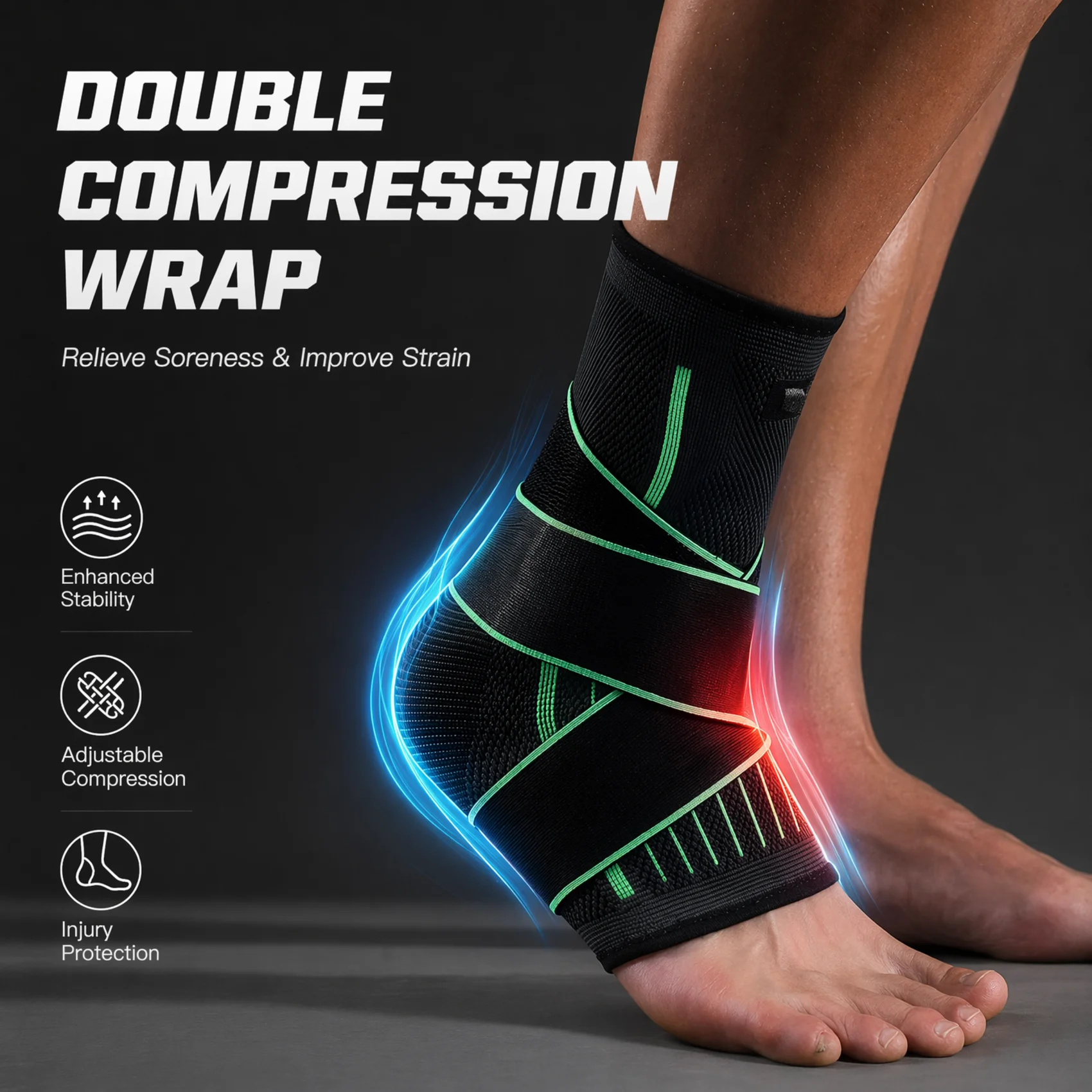 Breathable Compression Ankle B - مراجعة Ankle Brace Sock وسعره