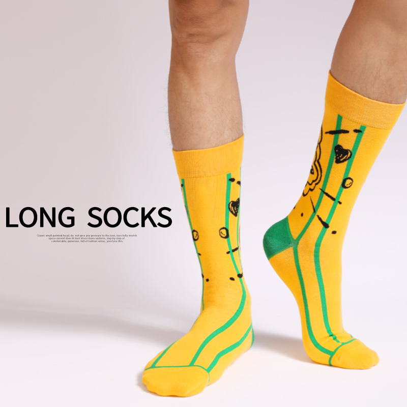 5Pairs Mens Fun Dress Socks, P - مراجعة Cotton Crew Sock Pack وسعره