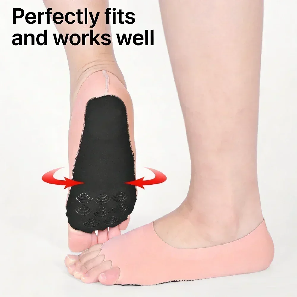 1Pair Toeless Yoga Pilates Soc - مراجعة Grip Sock Yoga وسعره