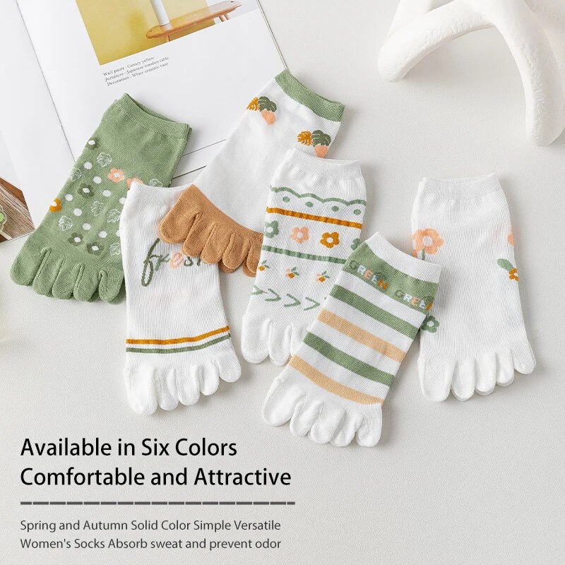 3 Pairs of Women's Spring and  - مراجعة Toe Sock Split وسعره
