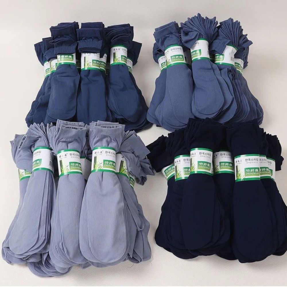 10pairs New Breathable Men Ice - مراجعة Silk Sock Bamboo وسعره