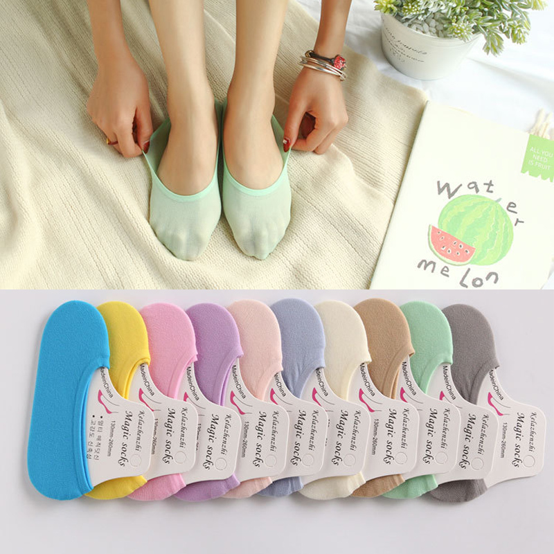 Summer Thin Colorful Girl Invi - مراجعة Invisibility Sock Loafer وسعره