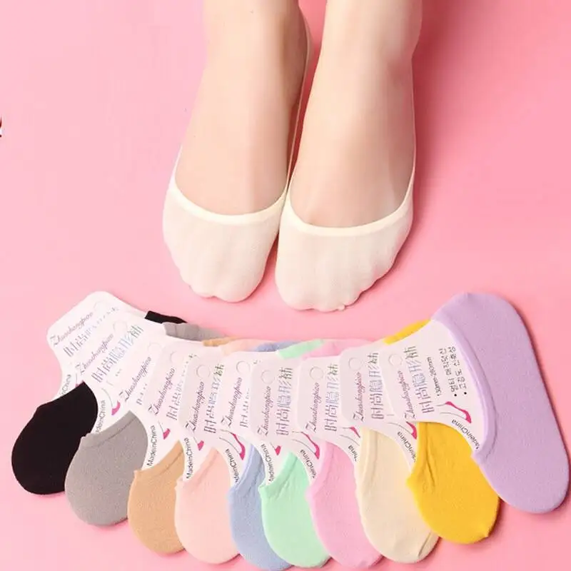 Summer Thin Colorful Girl Invi - مراجعة Invisibility Sock Loafer وسعره