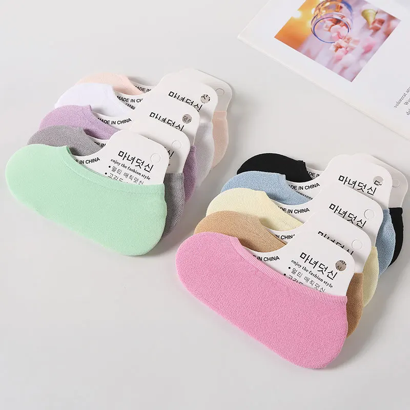 Summer Thin Colorful Girl Invi - مراجعة Invisibility Sock Loafer وسعره