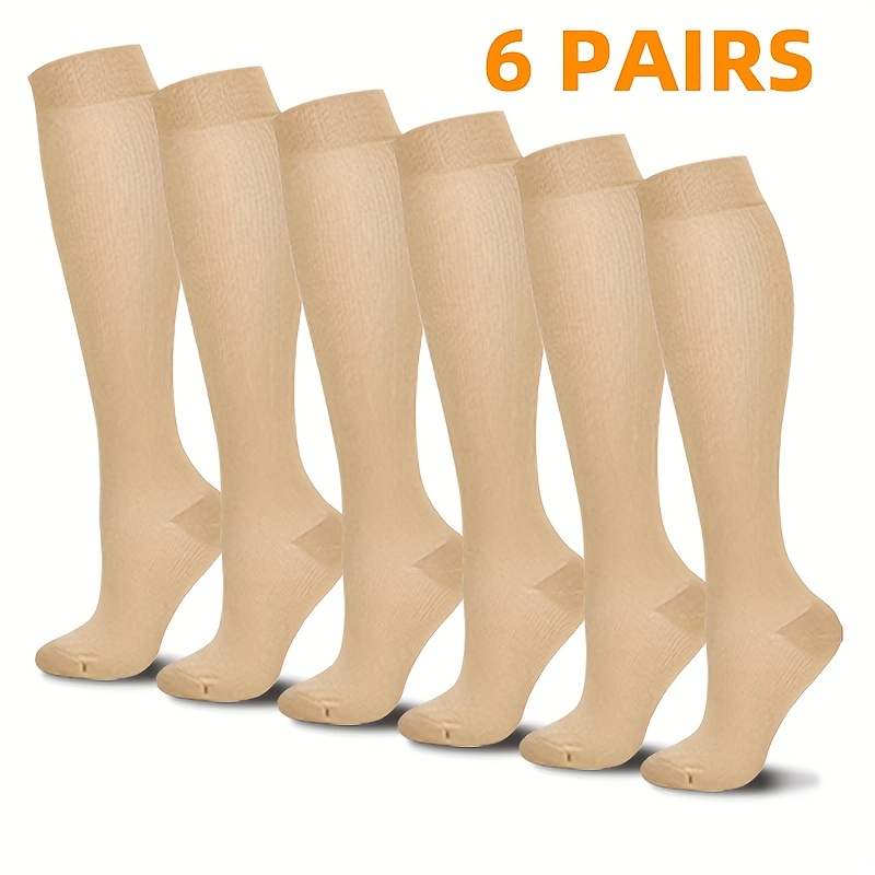 6 Pairs Mid-Calf Compression S - مراجعة Wool Hiking Sock وسعره