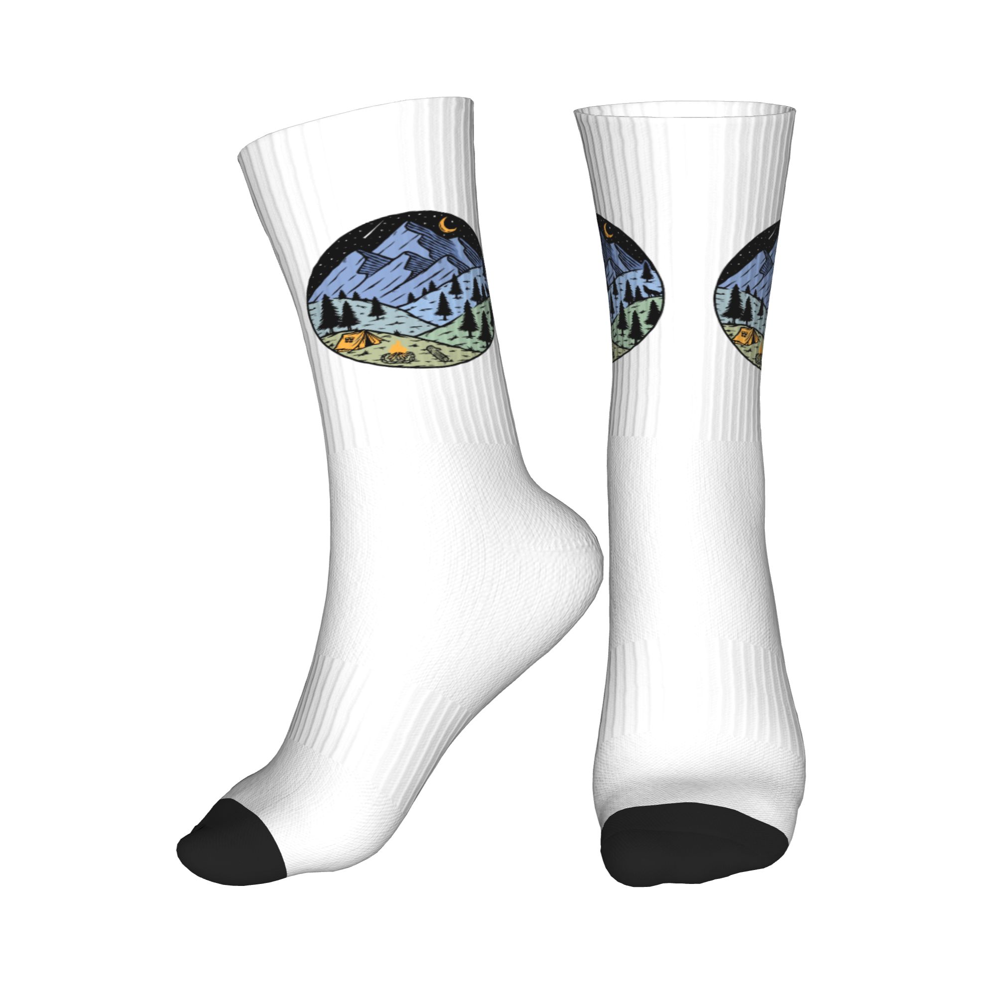Adventure Camping  Mountain Ca - مراجعة Dress Sock Men وسعره