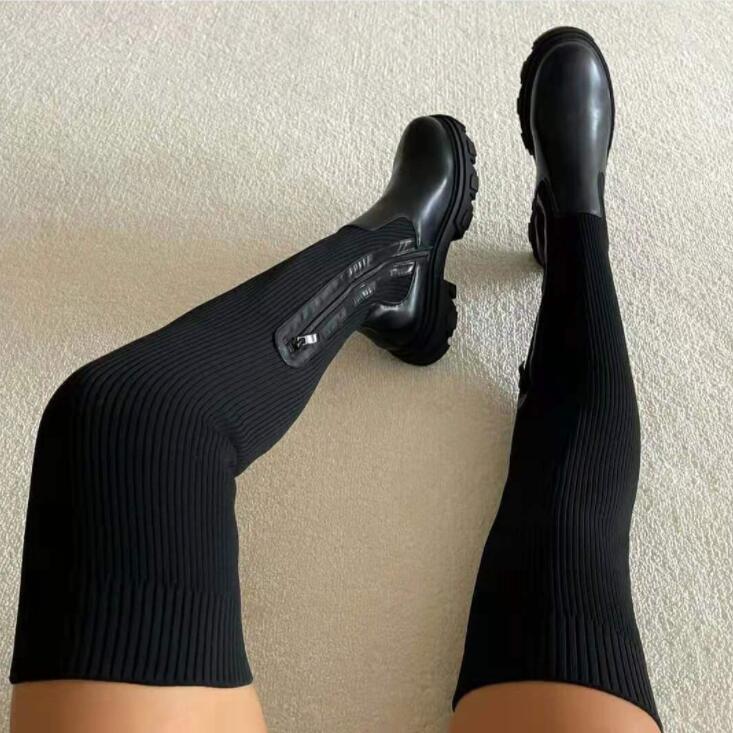 Women's Over The Knee Boots St - مراجعة Knee High Sock Women وسعره