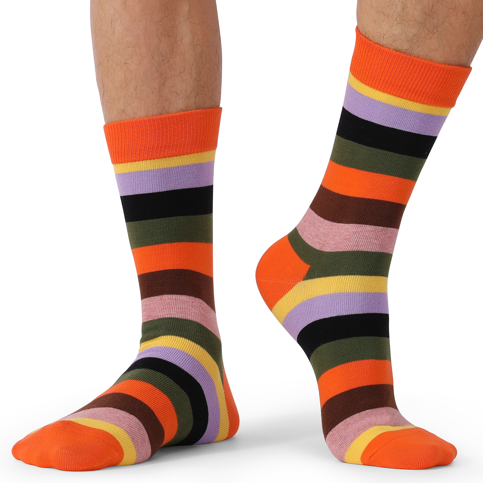 5Pairs Mens Fun Dress Socks, P - مراجعة Cotton Crew Sock Pack وسعره
