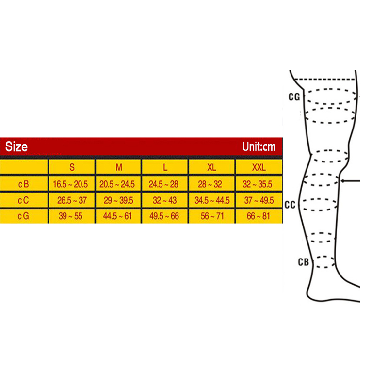 S-XL Compression Stockings Str - مراجعة Compression Sleeve Calf وسعره