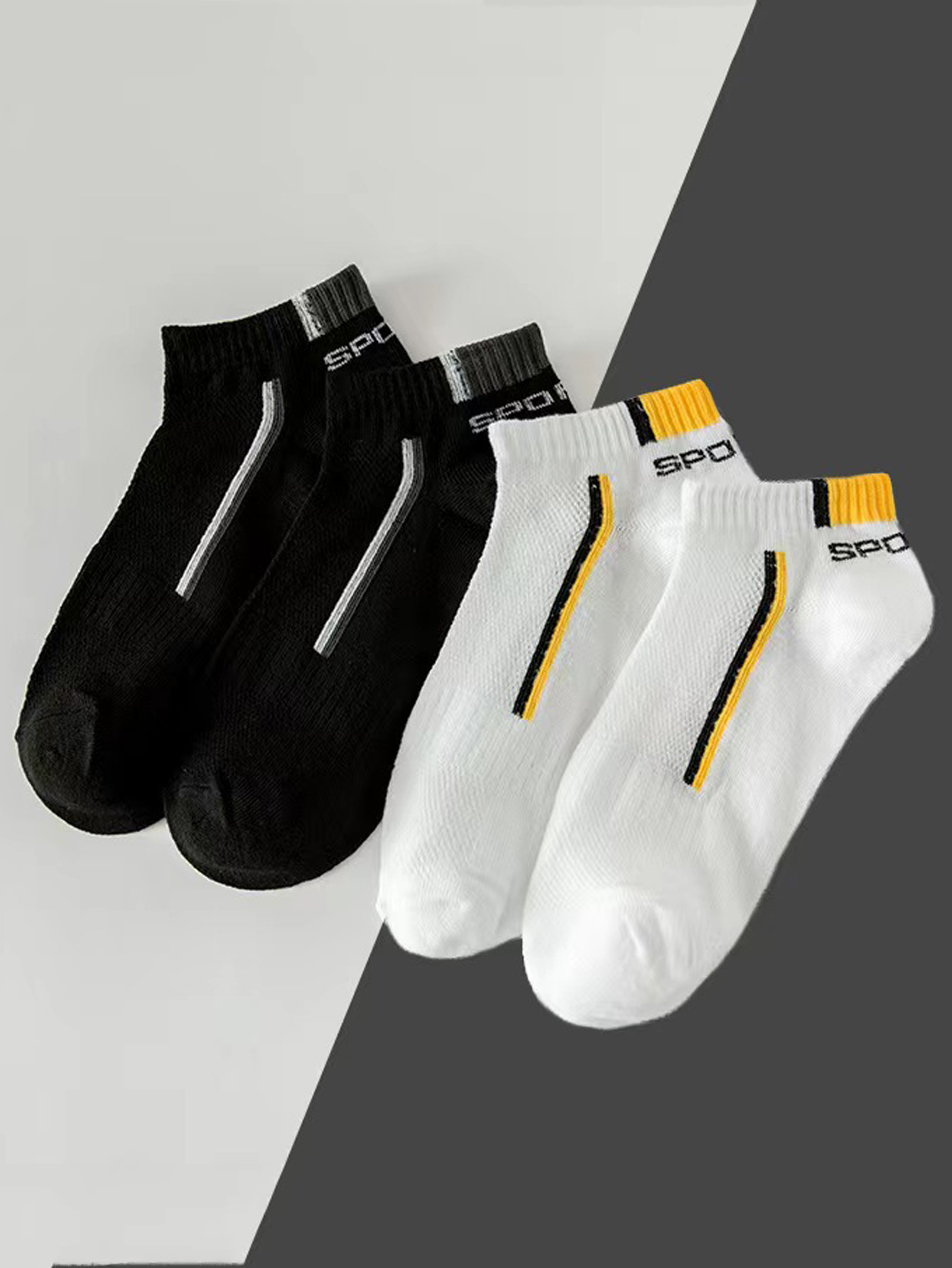 5/40 Pairs Mens Ankle Boat Soc - مراجعة Ankle Sock Low Cut وسعره