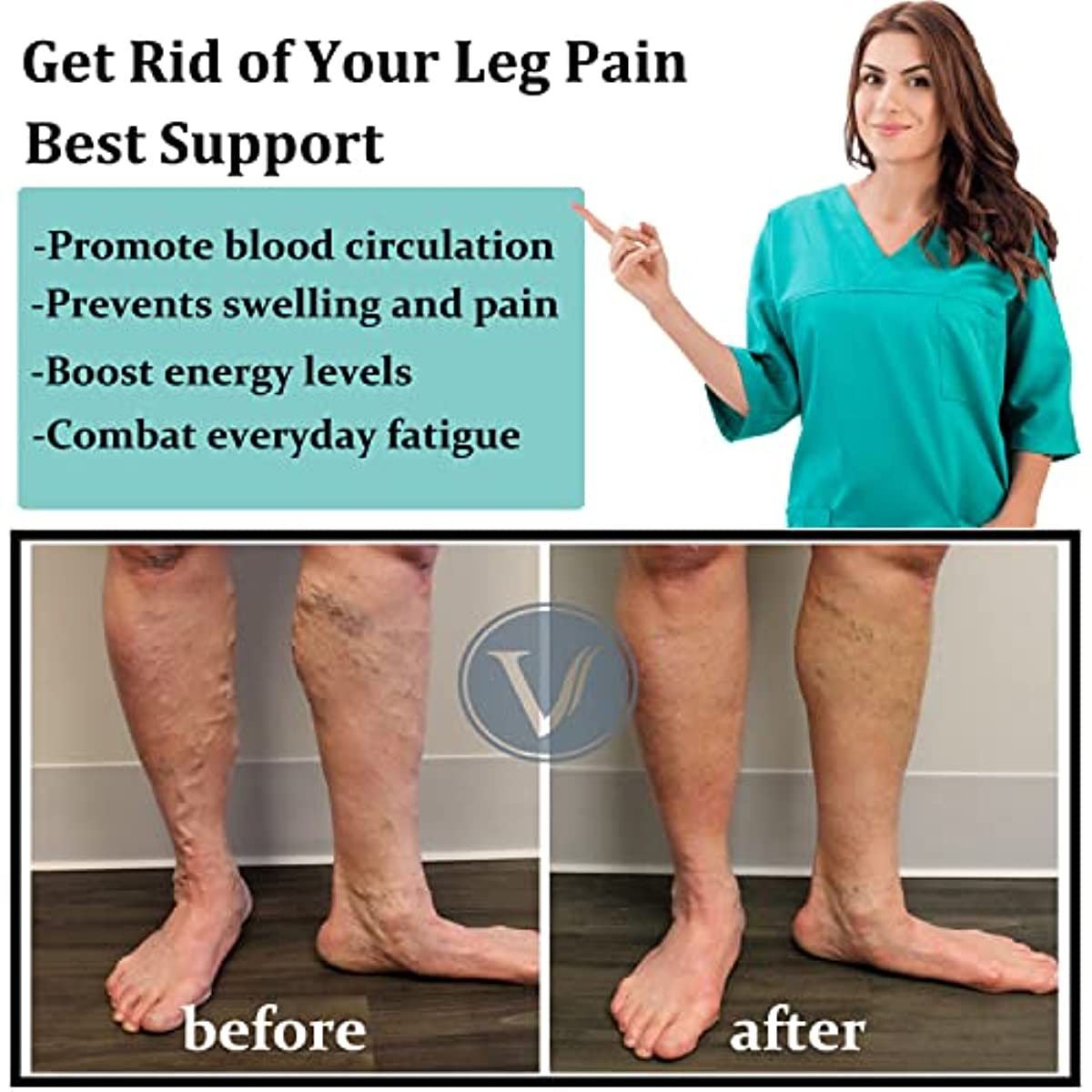 7 Pair Compression Socks Women - مراجعة Compression Sock Medical وسعره
