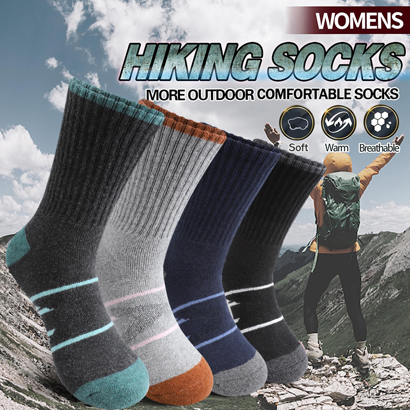 4Pairs Winter Women Mid Tube S - مراجعة Wool Hiking Sock وسعره