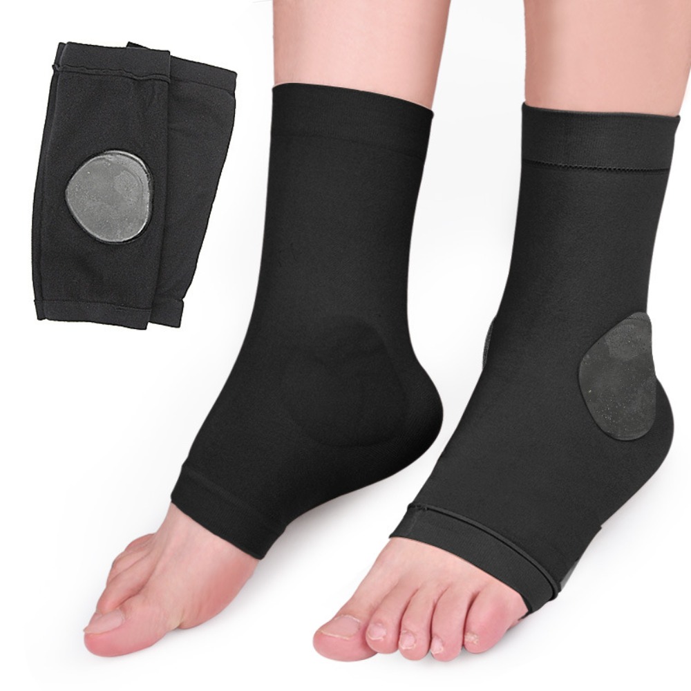 1pair Sports Invisible Silicon - مراجعة Ankle Brace Sock وسعره