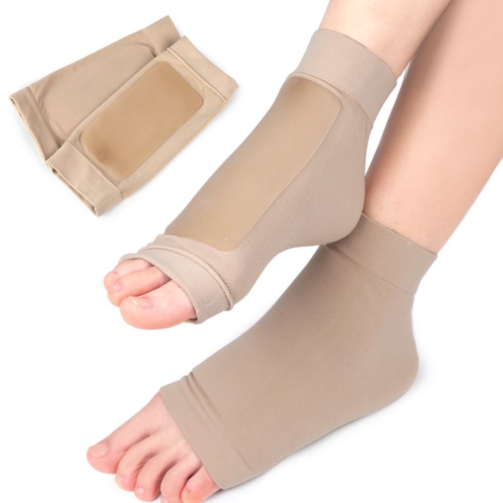 1pair Sports Invisible Silicon - مراجعة Ankle Brace Sock وسعره