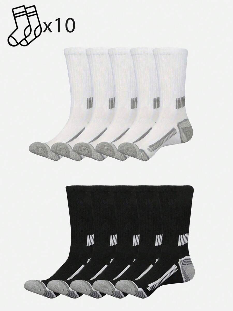 20 Pairs Mens Striped Cushione - مراجعة Athletic Sock Cushion وسعره