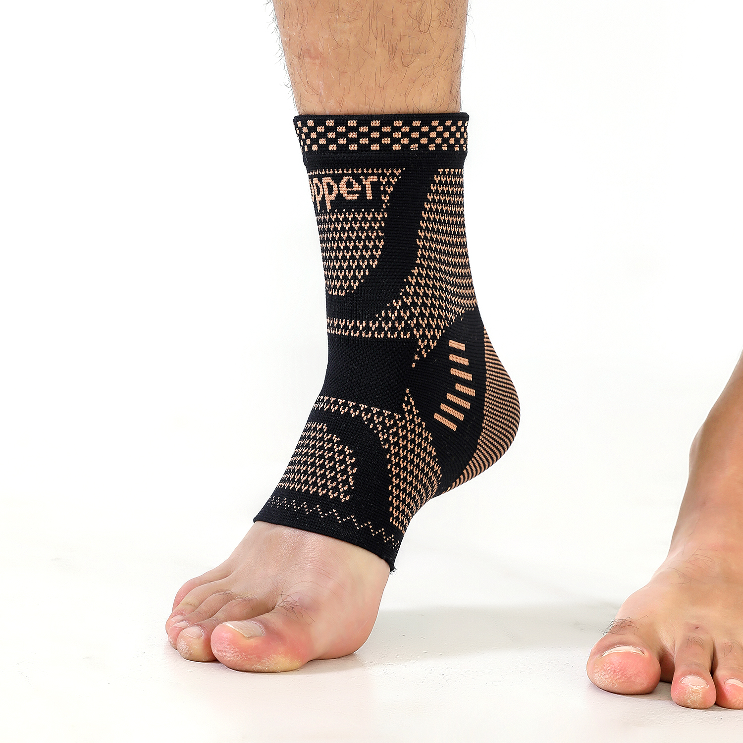 1/2 piece Copper Ankle Brace,I - مراجعة Ankle Brace Sock وسعره