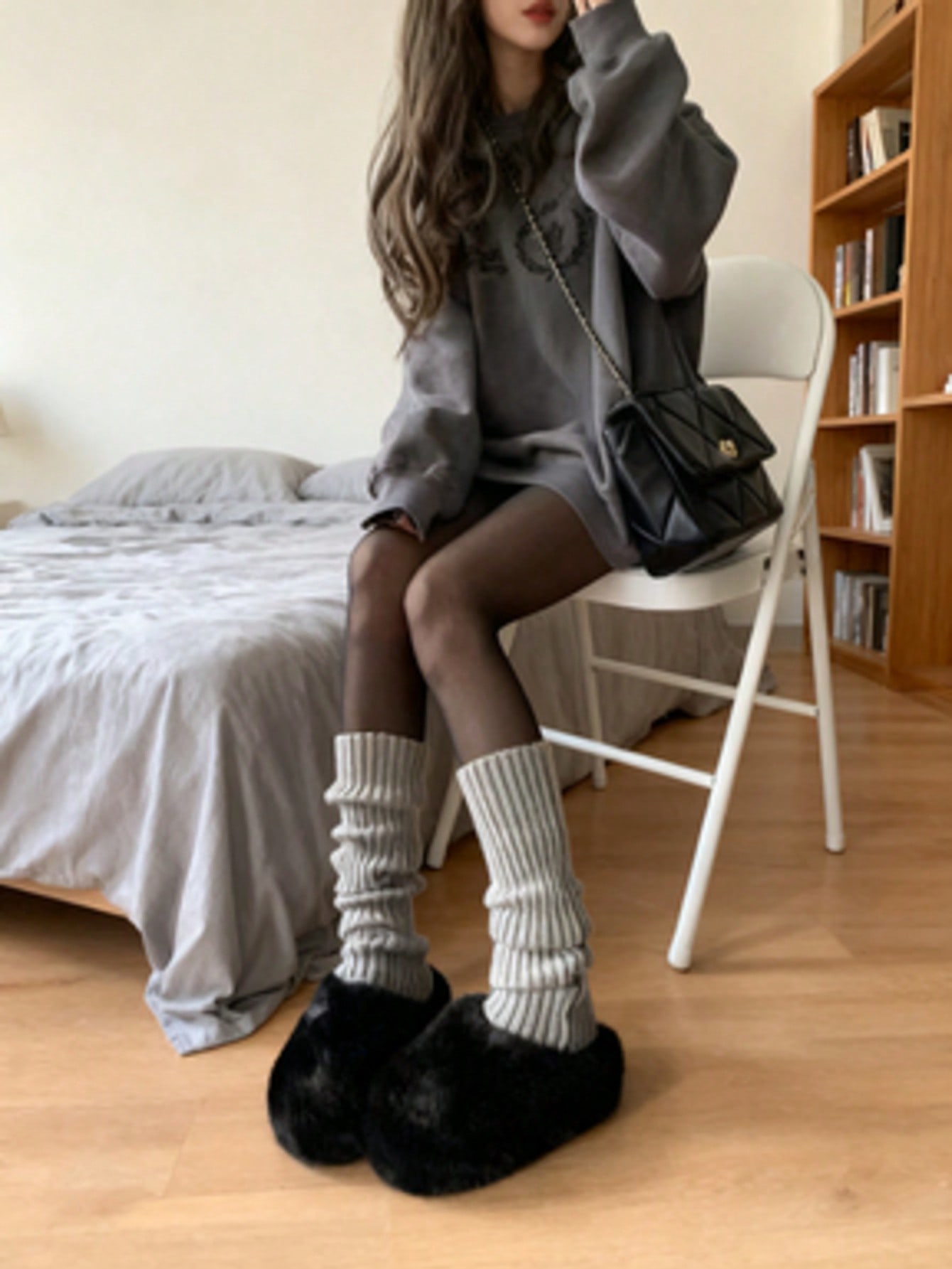 2pcs 70cm Extended Leg Warmers - مراجعة Boot Sock Slouchy وسعره