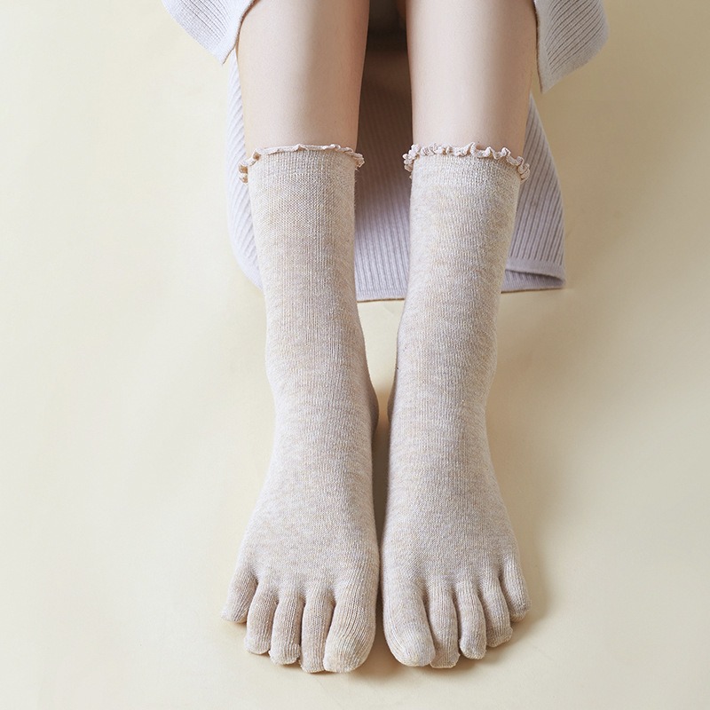 1 3 5 Pairs Women's Five Finge - مراجعة Toe Sock Split وسعره