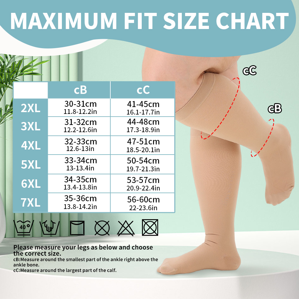 Legbeauty 23-32mmHg Medical Co - مراجعة Compression Sock Medical وسعره