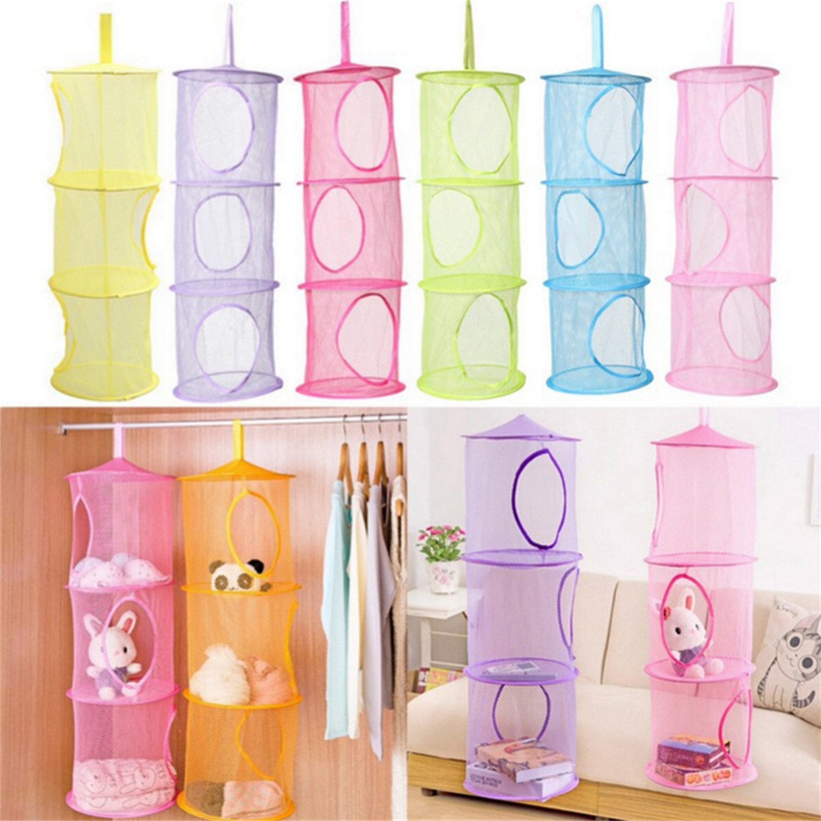 Hanging Mesh Stuffed Animal St - مراجعة Sock Organizer Tray وسعره