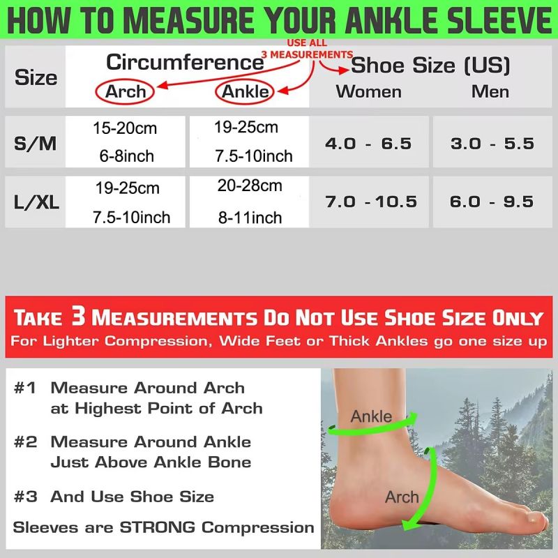 1Pair Sports Ankle Support Bra - مراجعة Ankle Brace Sock وسعره