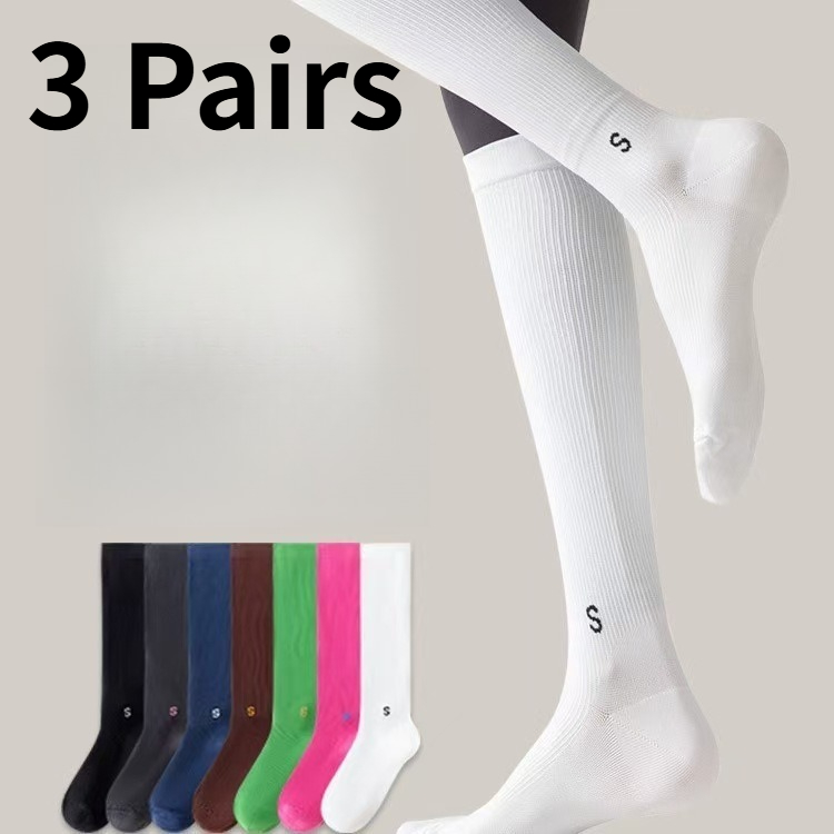 1/3 Pairs Women Compression Ca - مراجعة Compression Sleeve Calf وسعره