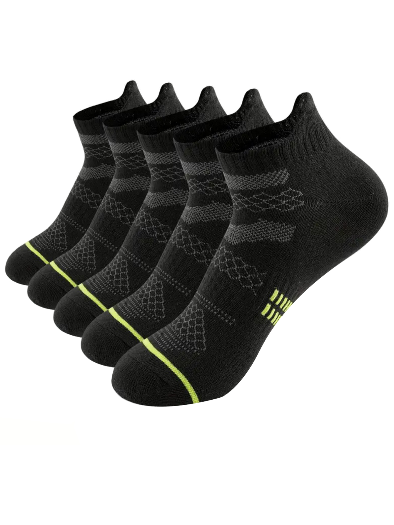 5Pairs Soft Padding No Show So - مراجعة No Show Sock Women وسعره