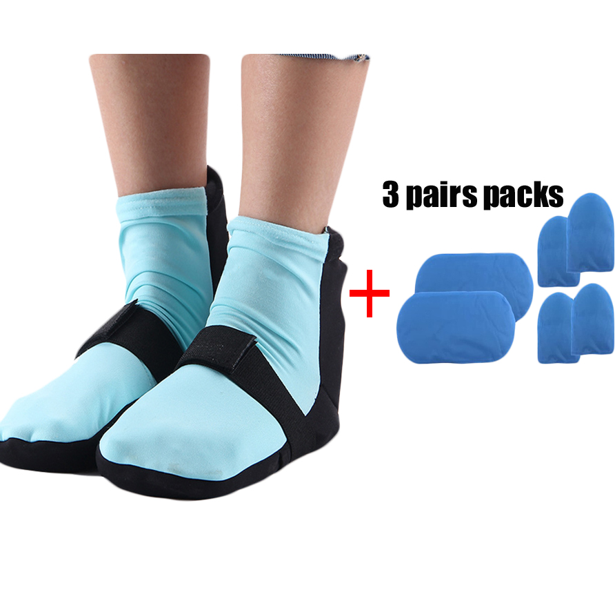 Sky blue burns injury relaxes  - مراجعة Cotton Crew Sock Pack وسعره