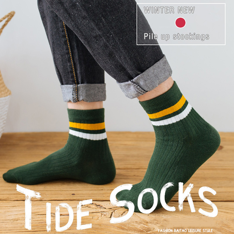 3 Pairs/Pack Cotton Mens Socks - مراجعة Cotton Crew Sock Pack وسعره