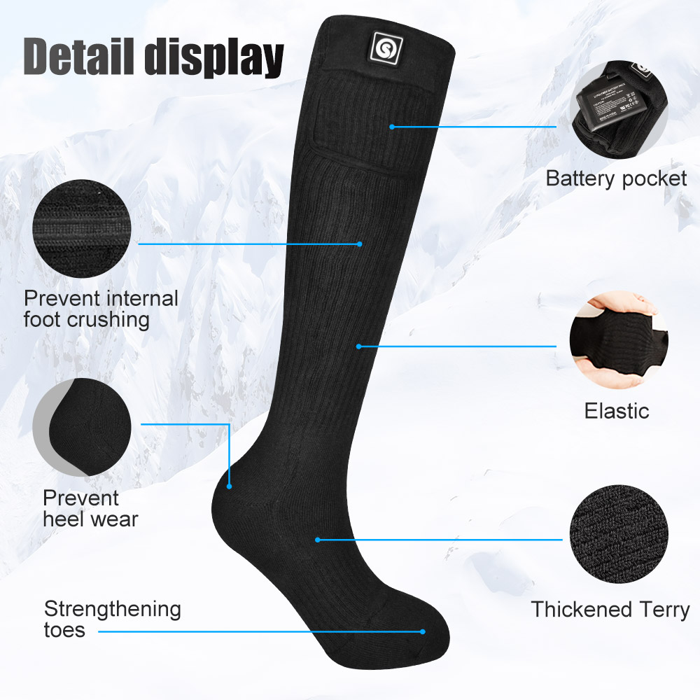 SAVIOR Heated Winter Thermal H - مراجعة Thermal Sock Winter وسعره