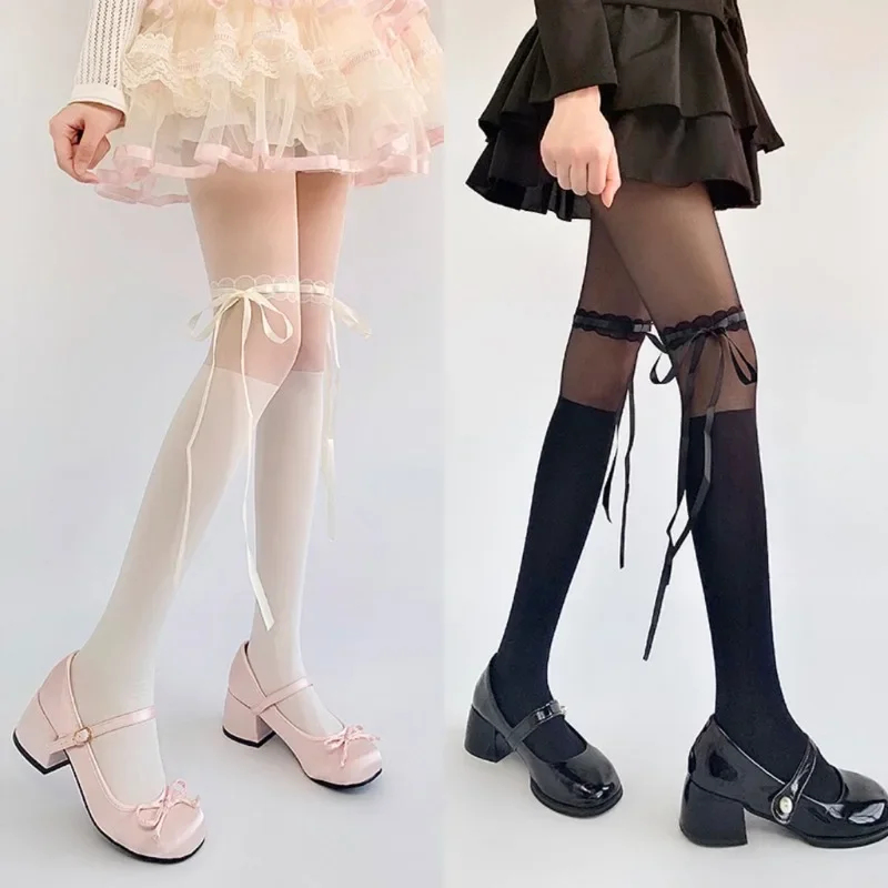 Lolita Cos Sweet Tights Women' - مراجعة Tights Pantyhose Sheer وسعره