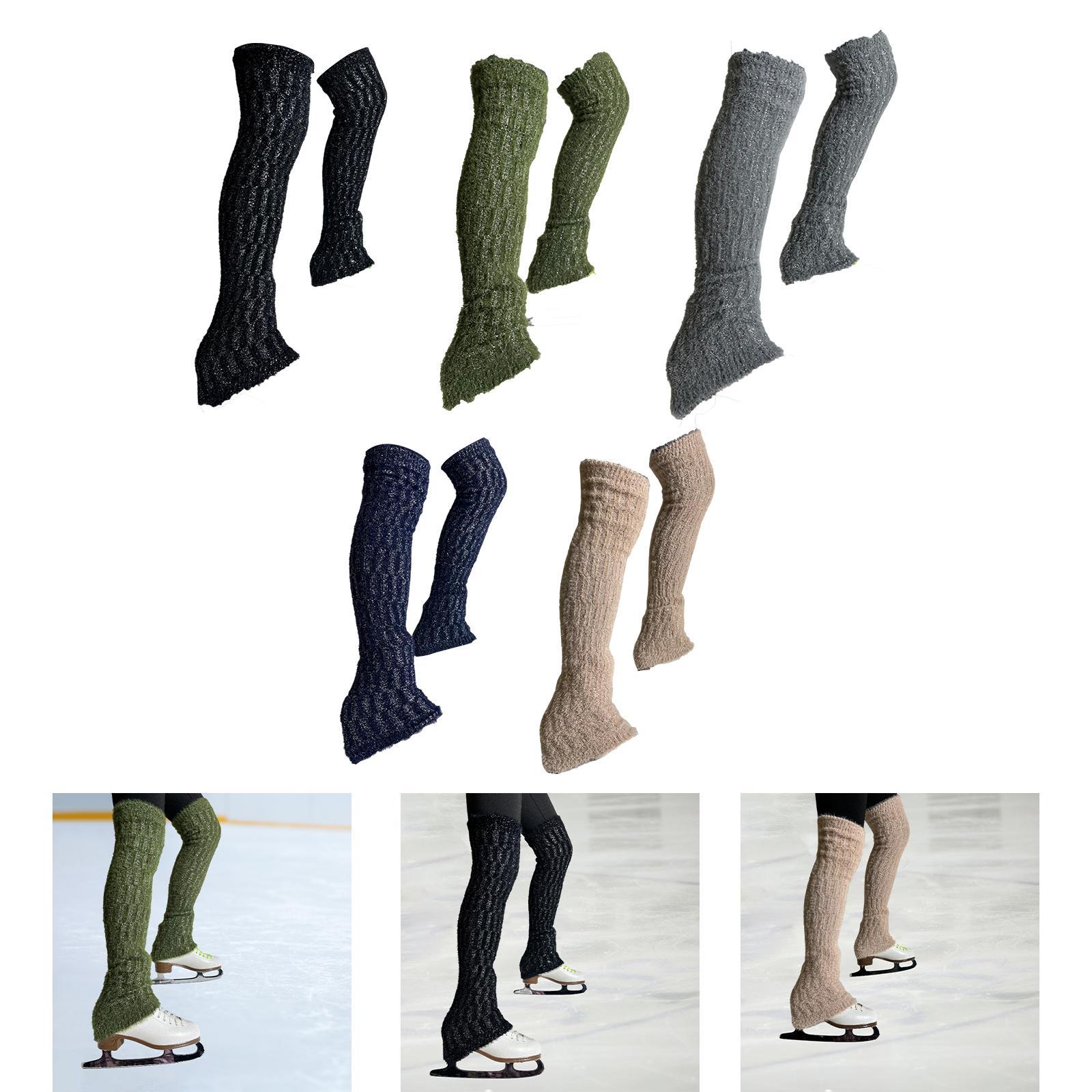 Ice Figure Skating Leg Warmers - مراجعة Thermal Sock Winter وسعره