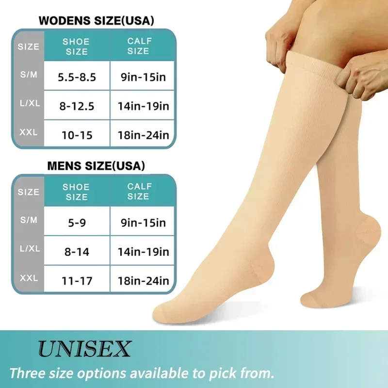 1 Pair Women's & Men's Compres - مراجعة Compression Sock Medical وسعره