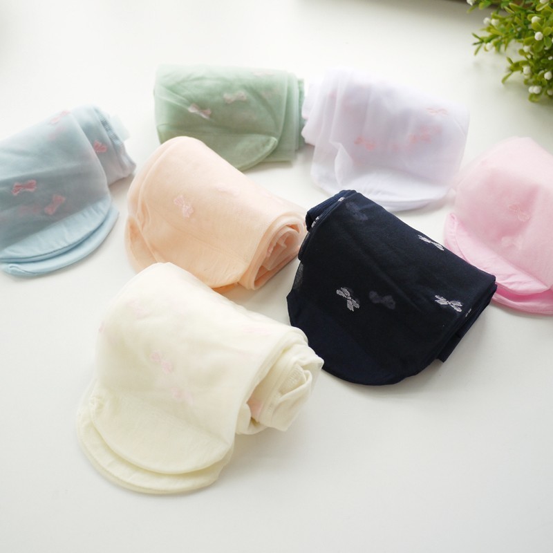 1 Pairs of Children Girl's Bow - مراجعة Tights Pantyhose Sheer وسعره
